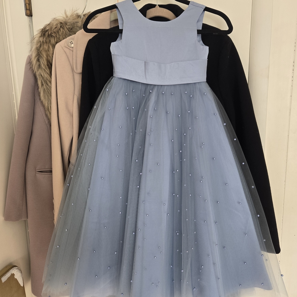 Charming Light Blue Kids Formal Dress